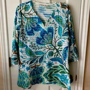 Soft Surroundings Women’s multicolored tunic